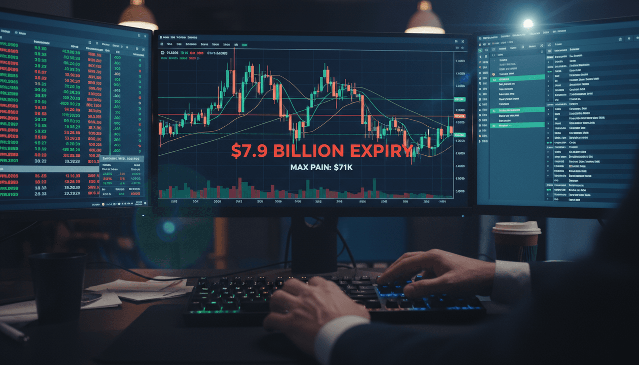 Bitcoin Braces for Volatile $7.9 Billion Options Expiry: Key Levels and Market Dynamics