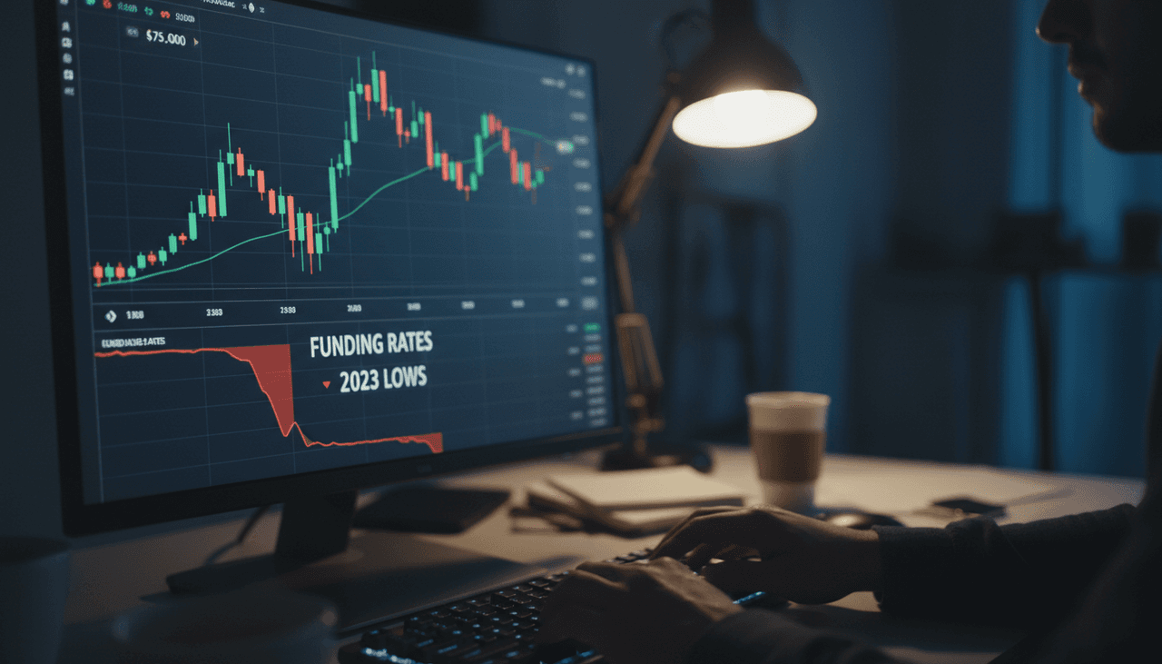 Bitcoin Funding Rates Plunge to 2023 Lows, Signaling Potential Market Bottom