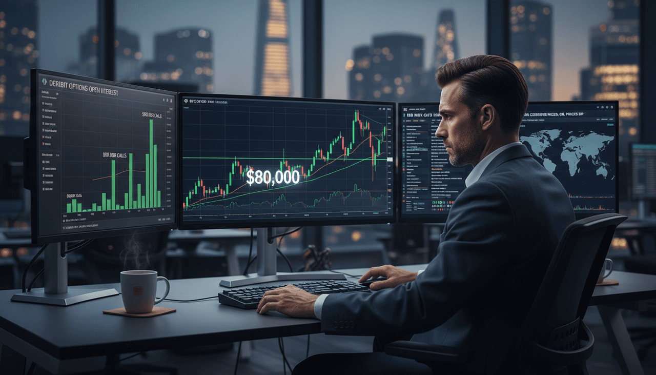 Bitcoin's $80,000 Options Surge Signals Major Bullish Shift