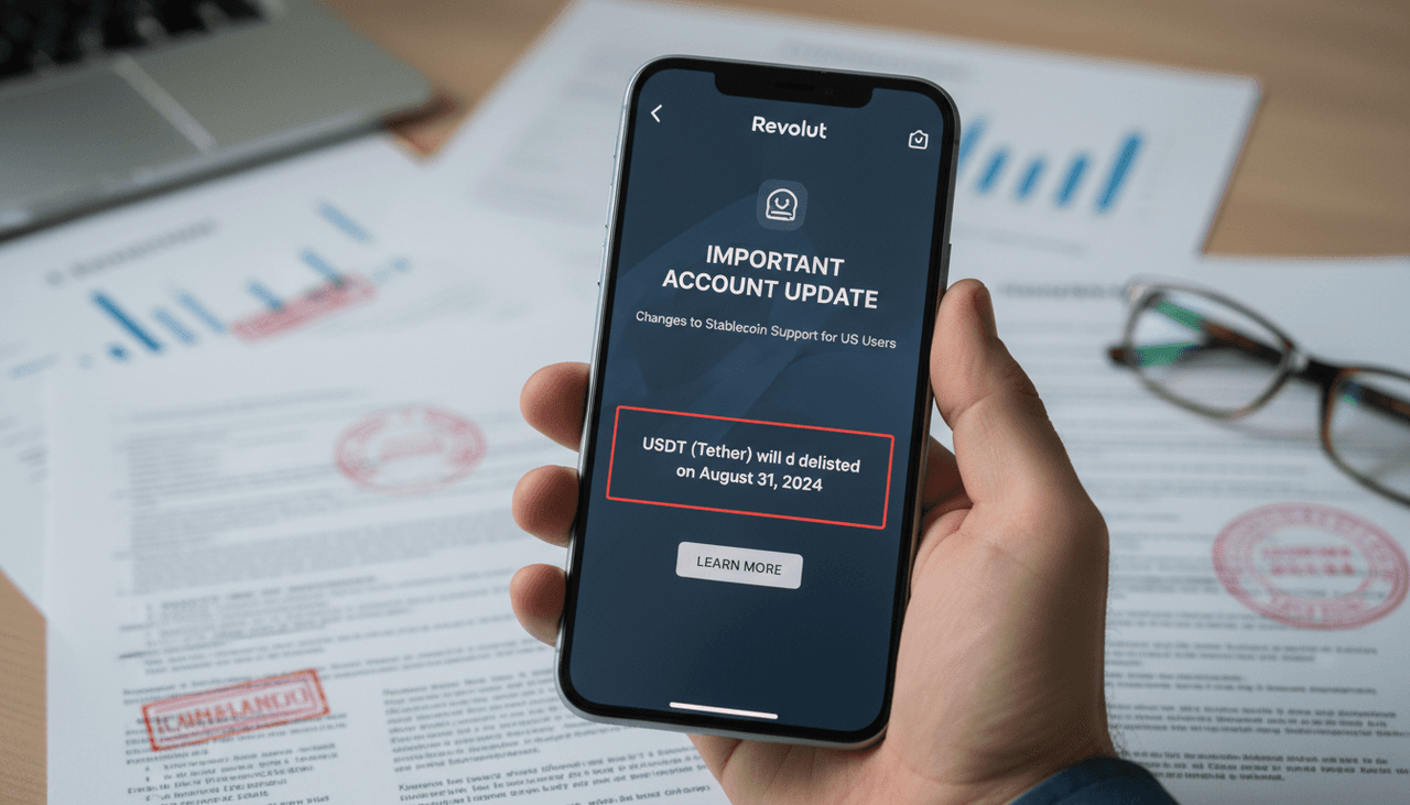 Revolut to Delist USDT Amidst Heightened Regulatory Scrutiny